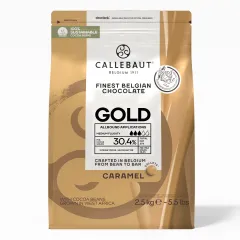 Callebaut Gold Chocolate; White Chocolate with Caramel